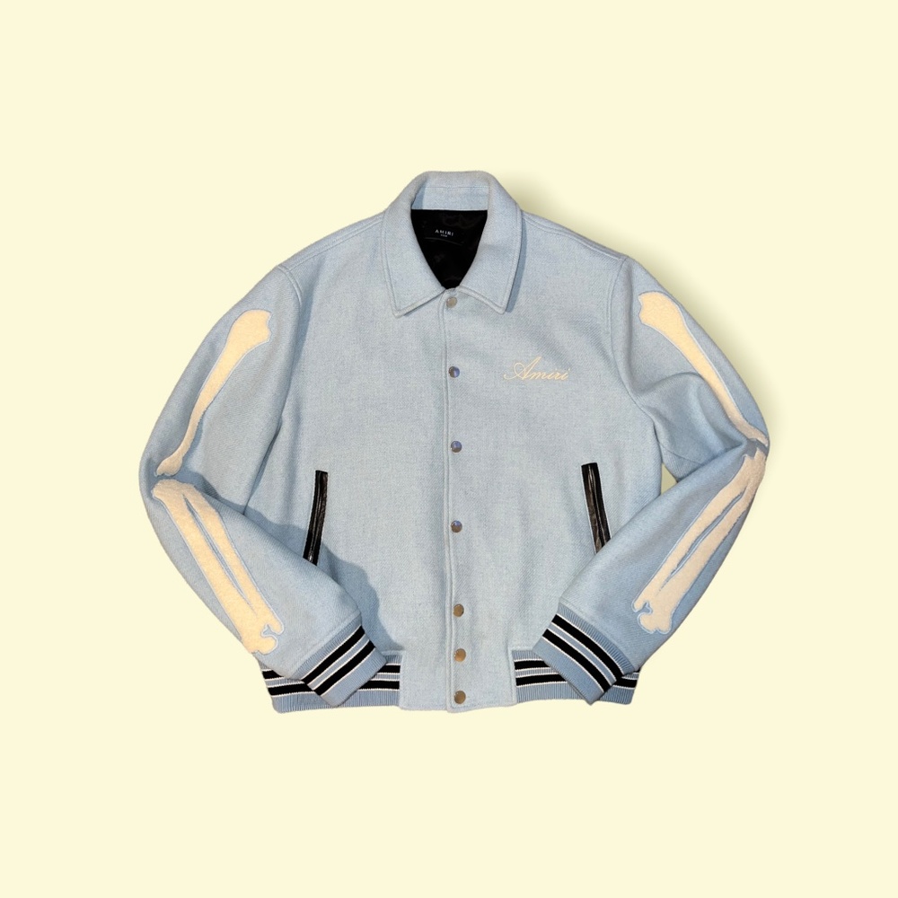 Amiri Bone Varsity Jacket